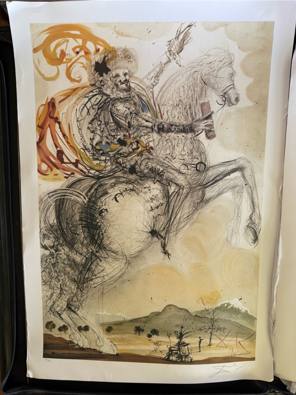 "Chevalier" Image Size: 23½"x 18"
Facsimile Signed Numbered Edition No: I452/500